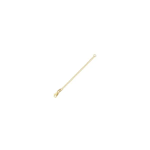 1.8mm Solid Curb Chain Extender in 14K Gold - 3