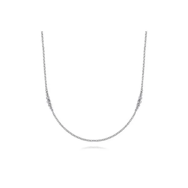 Silver Necklace Gala Jewelers Inc. White Oak, PA