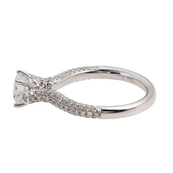 18K White Gold Diamond Engagement Ring Image 2 Galicia Fine Jewelers Scottsdale, AZ