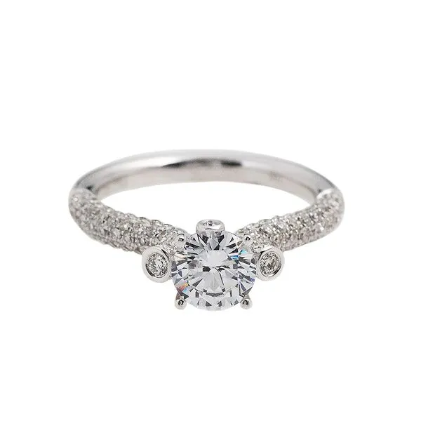 18K White Gold Diamond Engagement Ring Galicia Fine Jewelers Scottsdale, AZ