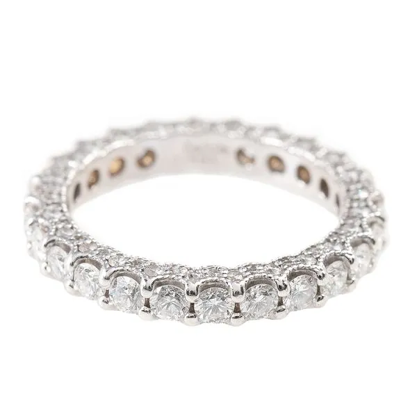 Galicia Custom 14k White Gold Diamond Band Galicia Fine Jewelers Scottsdale, AZ