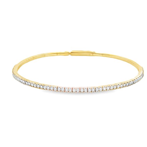 14Kt Yellow Gold Lab Grown Diamond Bangle Galicia Fine Jewelers Scottsdale, AZ
