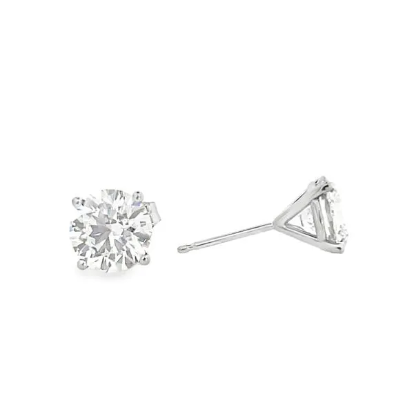14Kt White Gold Lab Diamond Stud Earrings 3.00ctw Galicia Fine Jewelers Scottsdale, AZ