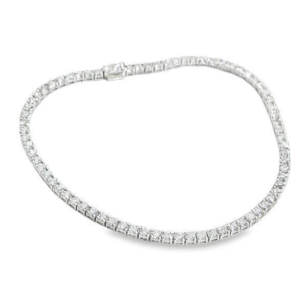 14 Karat White Lab Diamond Tennis Bracelet Galicia Fine Jewelers Scottsdale, AZ