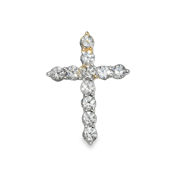White Gold Lab Diamond Cross Pendant Galicia Fine Jewelers Scottsdale, AZ