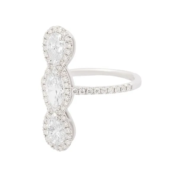 Diamond Vertical Design Fashion Ring Image 2 Galicia Fine Jewelers Scottsdale, AZ