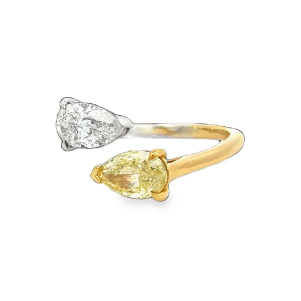 1ct GSI2 1ct FY Pear Diamond Fashion Ring Image 2 Galicia Fine Jewelers Scottsdale, AZ
