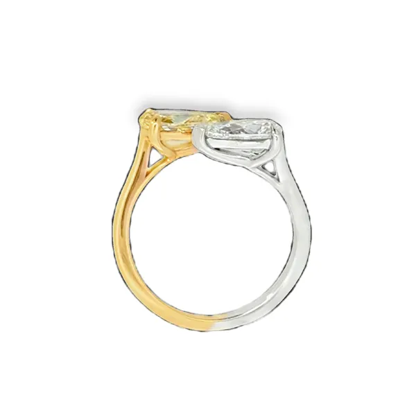 1ct GSI2 1ct FY Pear Diamond Fashion Ring Image 3 Galicia Fine Jewelers Scottsdale, AZ