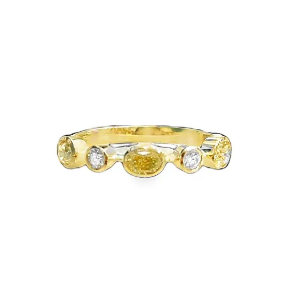 Yellow Diamond Bezel Fashion Ring Galicia Fine Jewelers Scottsdale, AZ