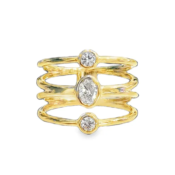 Triple Stack Diamond Fashion Ring Galicia Fine Jewelers Scottsdale, AZ