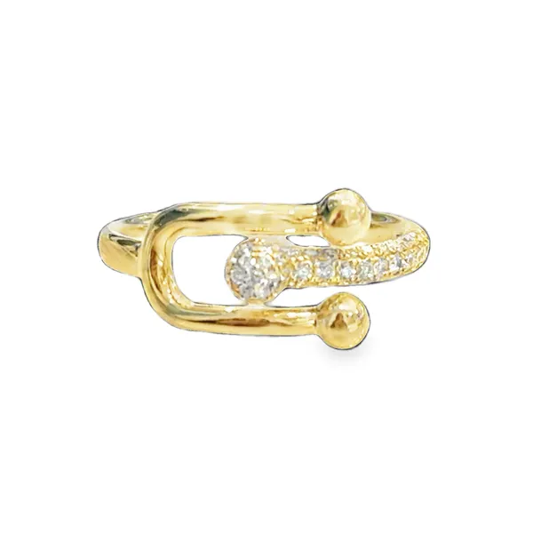 Diamond Pave Link Fashion Ring Image 2 Galicia Fine Jewelers Scottsdale, AZ