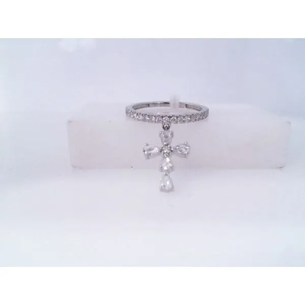 18K White Gold Cross Fashion Ring Galicia Fine Jewelers Scottsdale, AZ