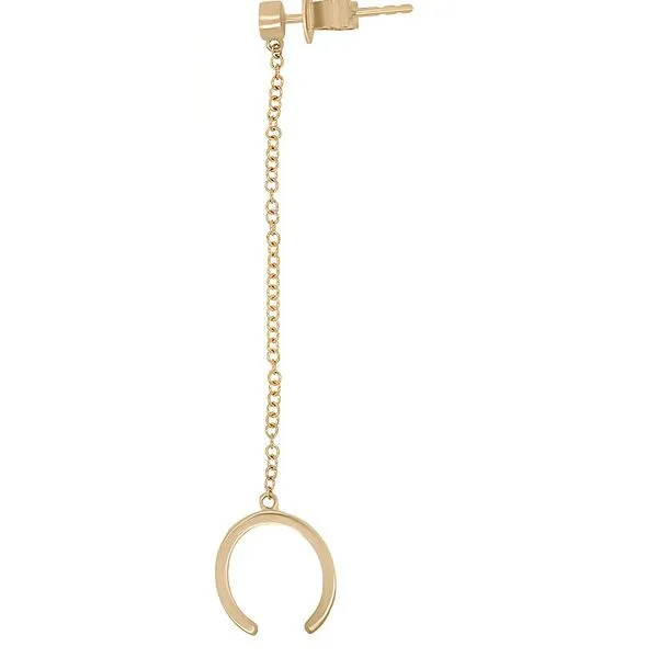 Galicia Custom 14k Yellow Gold Stud and Cuff Earring Galicia Fine Jewelers Scottsdale, AZ