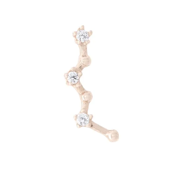 Galicia Custom Single 14k Yellow Gold Constellation Earring Galicia Fine Jewelers Scottsdale, AZ