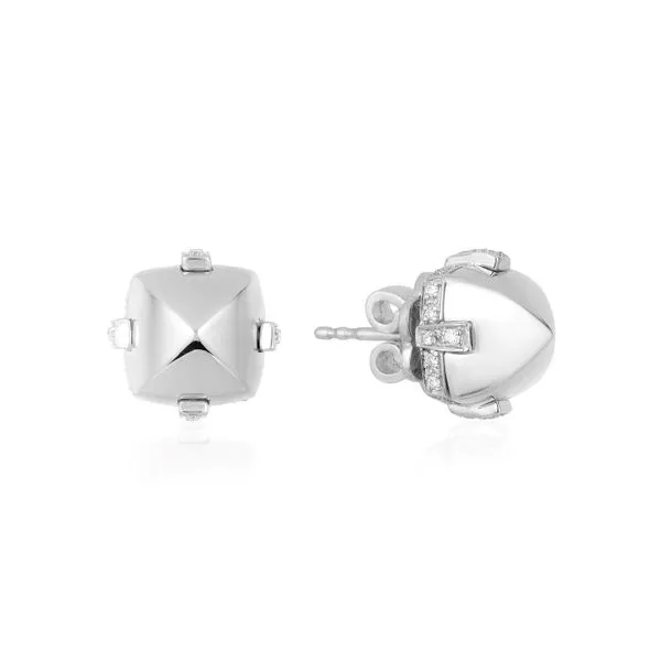 Diamond 18K White Gold Earrings Galicia Fine Jewelers Scottsdale, AZ