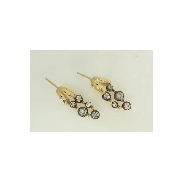 14K Yellow Gold Diamond Huggie Earrings Galicia Fine Jewelers Scottsdale, AZ