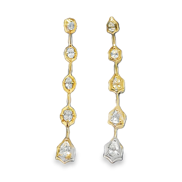 Assorted Fancy Shape Diamond Earrings in 14K Yellow Gold Galicia Fine Jewelers Scottsdale, AZ