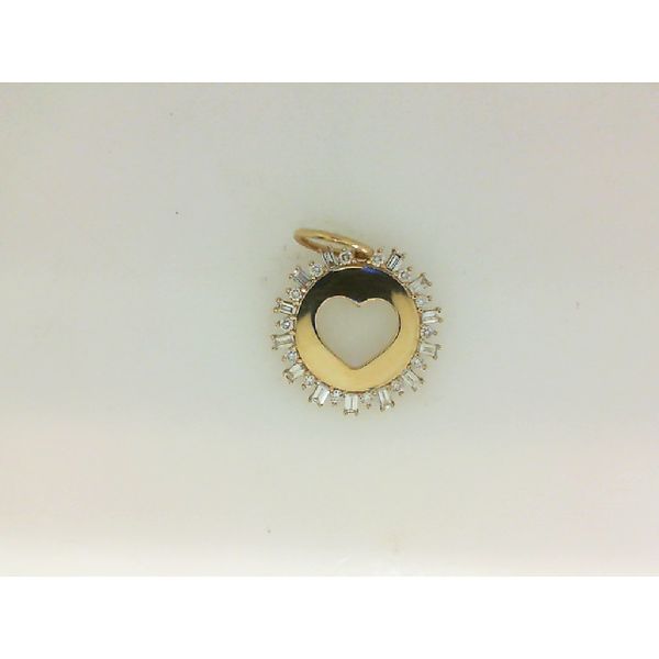Galicia Custom 14k Yellow Gold Cut-Out Heart Pendant Galicia Fine Jewelers Scottsdale, AZ