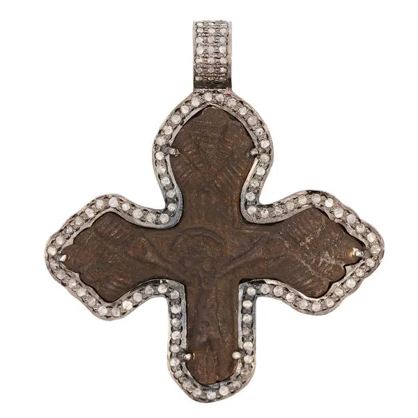 Galicia Custom Sterling Silver Rare Russian Orthodox Cross Pendant Galicia Fine Jewelers Scottsdale, AZ