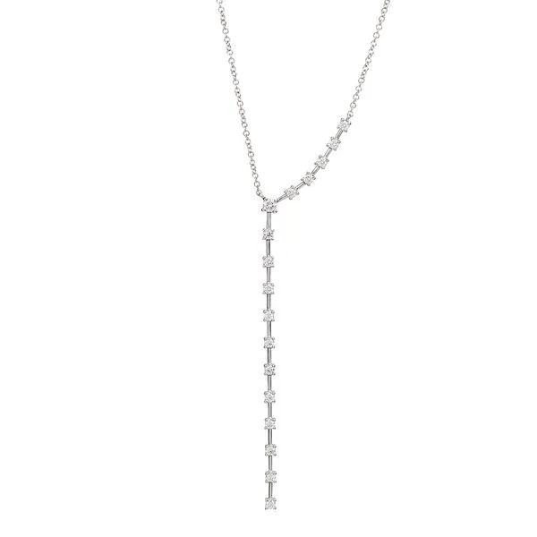Galicia Custom 14k White Gold Diamond Necklace Galicia Fine Jewelers Scottsdale, AZ