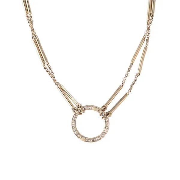 Galicia Custom 14k Yellow Gold Double Necklace Galicia Fine Jewelers Scottsdale, AZ