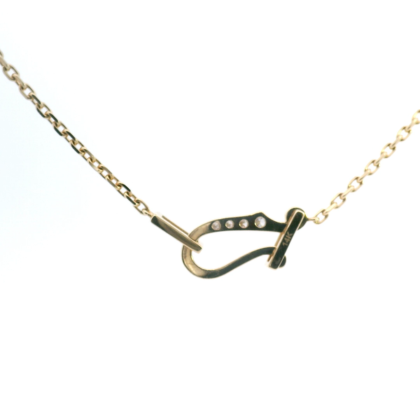 14K Yellow Gold Diamond Necklace Image 4 Galicia Fine Jewelers Scottsdale, AZ