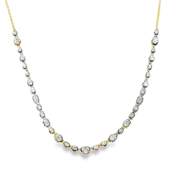 Assorted Diamond Shape 14K Yellow Gold Necklace Galicia Fine Jewelers Scottsdale, AZ