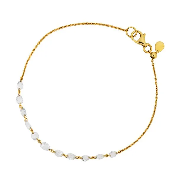 Galicia Custom 18k Yellow Gold Diamond Bracelet Galicia Fine Jewelers Scottsdale, AZ