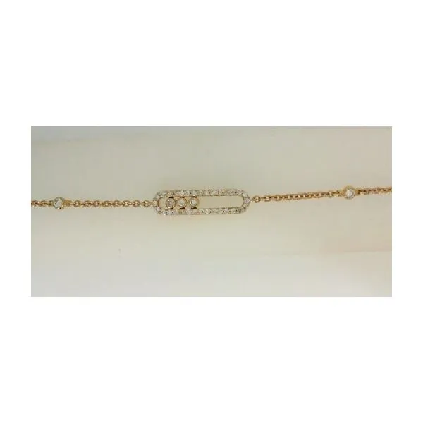 Floating Diamond Bar Bracelet Galicia Fine Jewelers Scottsdale, AZ