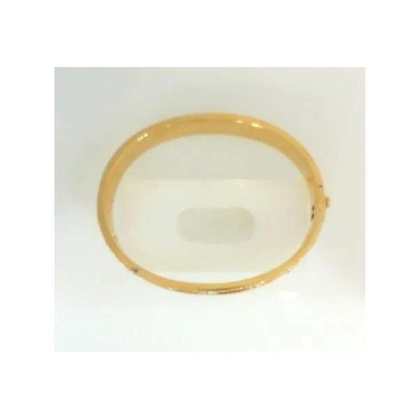 Pear & Marquise Diamond 18K Yellow Gold Hinge Bangle Bracelet Image 2 Galicia Fine Jewelers Scottsdale, AZ