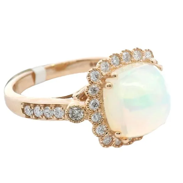 Opal Diamond Ring Image 2 Galicia Fine Jewelers Scottsdale, AZ