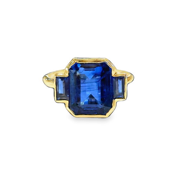 14K Yellow Gold Kyanite Ring Image 2 Galicia Fine Jewelers Scottsdale, AZ