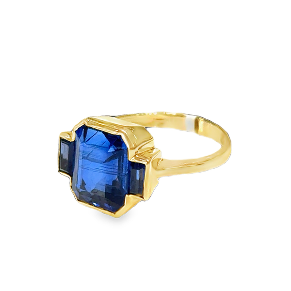 14K Yellow Gold Kyanite Ring Galicia Fine Jewelers Scottsdale, AZ