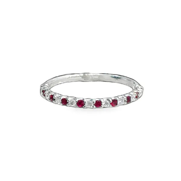 Ruby & Diamond Alternating Band Galicia Fine Jewelers Scottsdale, AZ