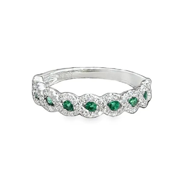 Emerald & Diamond Pave Twist Ring Galicia Fine Jewelers Scottsdale, AZ