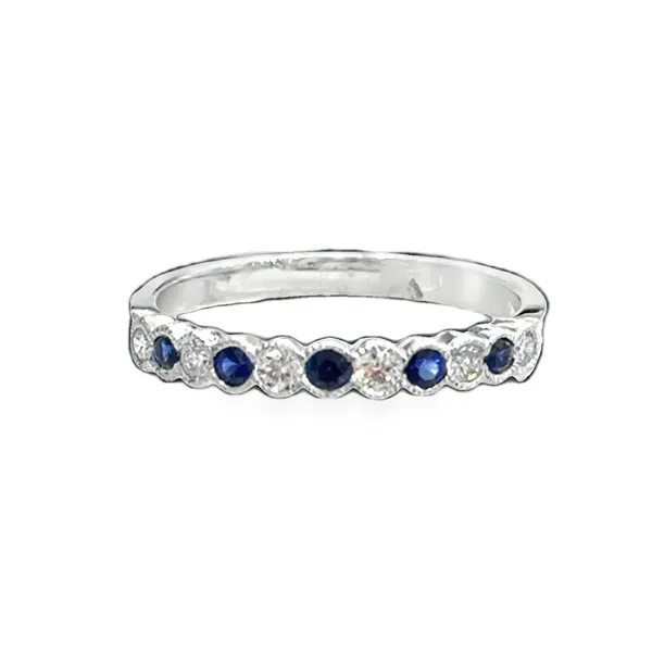 Sapphire Milgrain Band Galicia Fine Jewelers Scottsdale, AZ