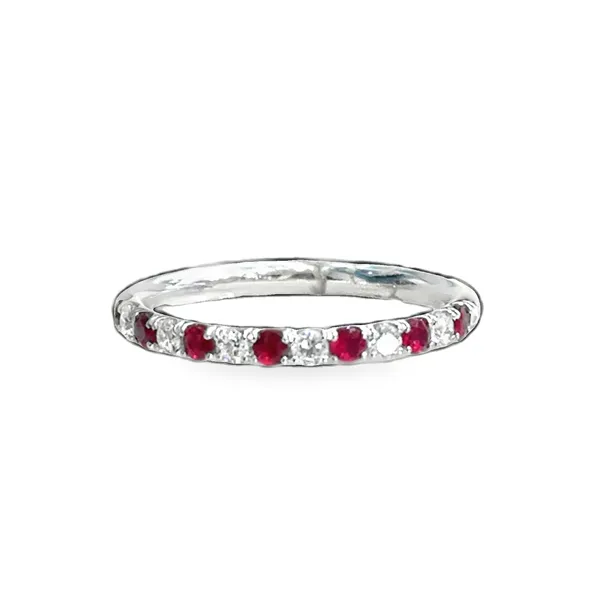 Ruby Diamond Alternating Band Galicia Fine Jewelers Scottsdale, AZ