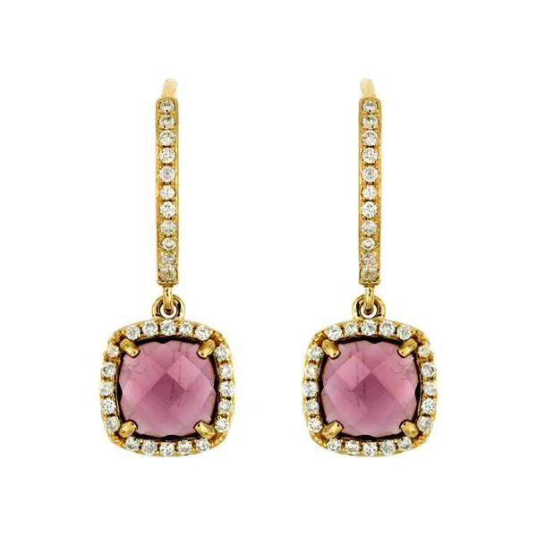 Garnet Dangles Galicia Fine Jewelers Scottsdale, AZ