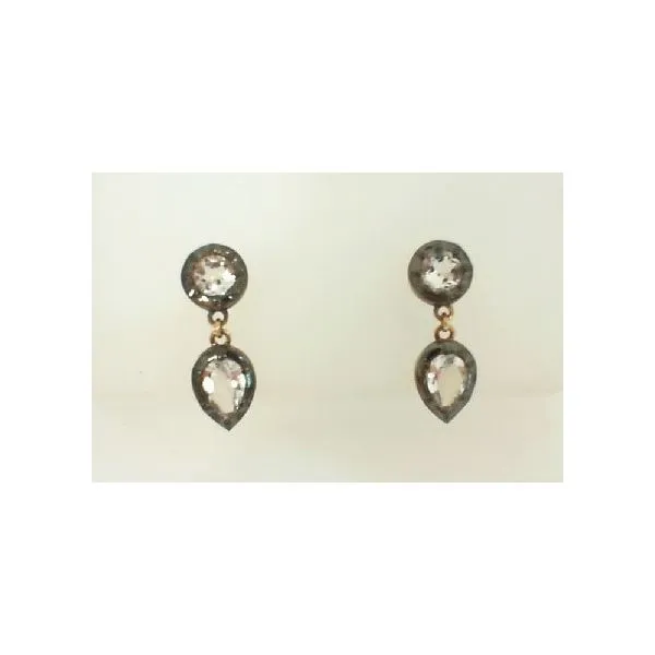 White Topaz 14K Yellow Gold Earrings Galicia Fine Jewelers Scottsdale, AZ