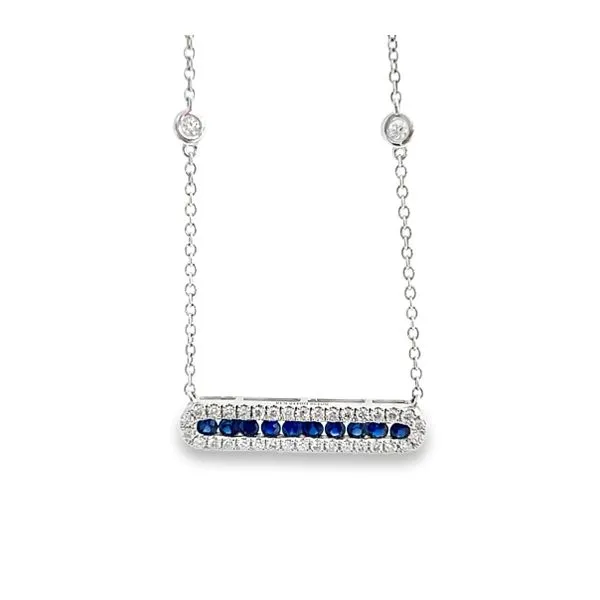 Sapphire and Diamond Necklace Galicia Fine Jewelers Scottsdale, AZ