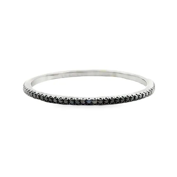 Black Diamond 14K Black Rhodium Stretch Bracelet Galicia Fine Jewelers Scottsdale, AZ