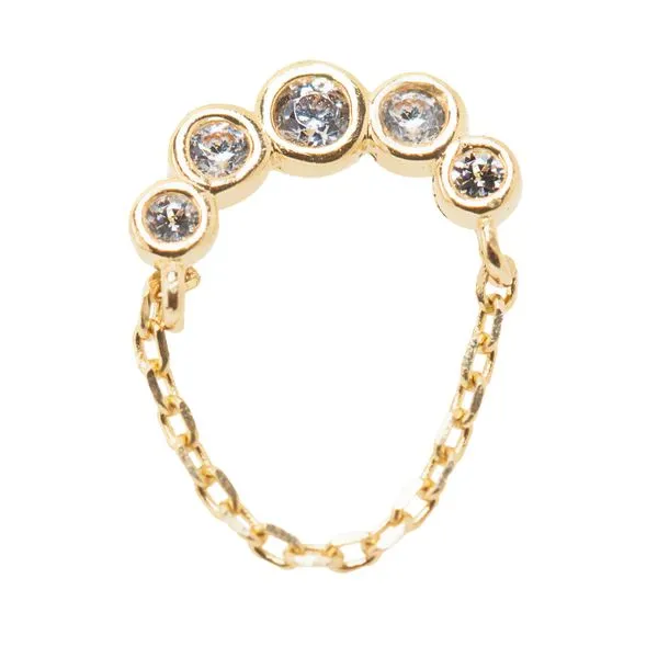 14K Yellow Gold Diamond Accent Earrings Galicia Fine Jewelers Scottsdale, AZ