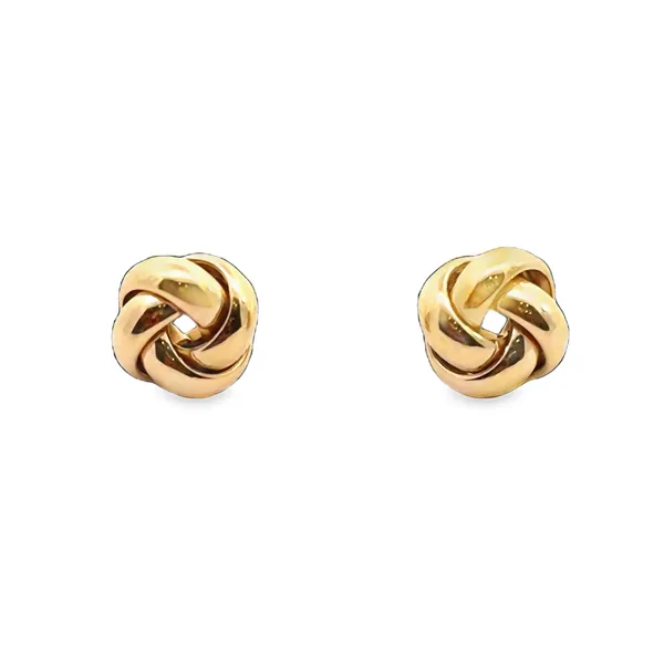 14K Yellow Gold Love Knot Stud Earrings Galicia Fine Jewelers Scottsdale, AZ