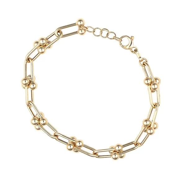 Galicia Custom 14k Yellow Gold Hardware Bracelet Galicia Fine Jewelers Scottsdale, AZ