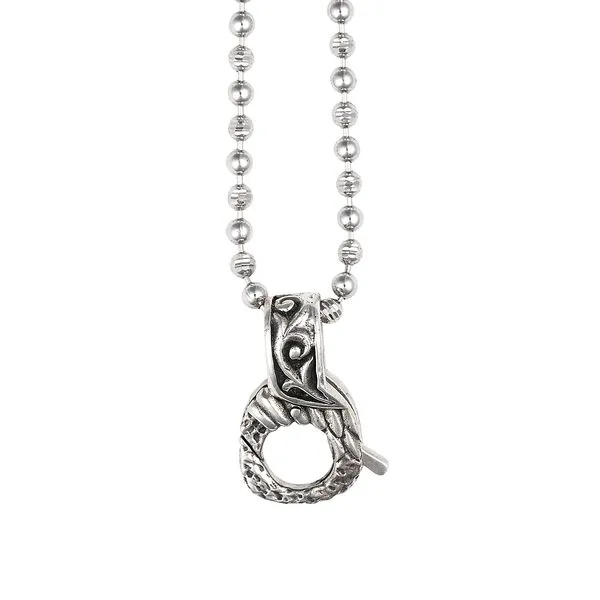 Galicia Custom Mezzaluna Silver Necklace Galicia Fine Jewelers Scottsdale, AZ