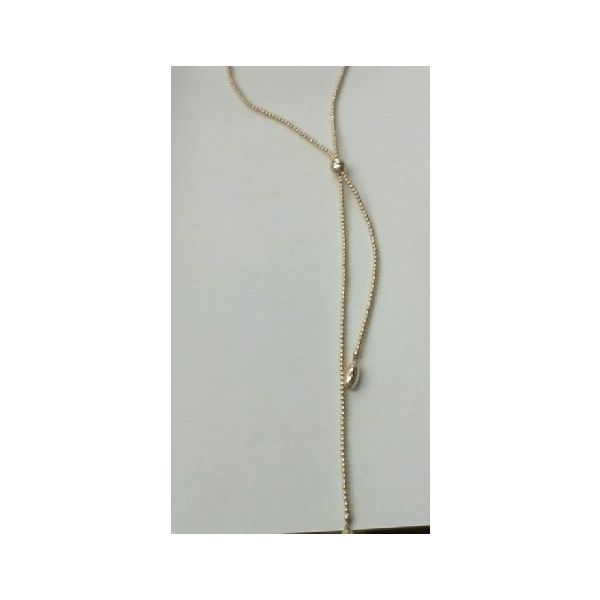 Vermeil Diamond Lariat Necklace Galicia Fine Jewelers Scottsdale, AZ