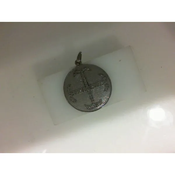 Galicia Custom Sterling Silver Diamond Maltese Cross Pendant Galicia Fine Jewelers Scottsdale, AZ
