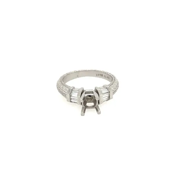 Diamond Semi-Mount Engagement Ring James Gattas Jewelers Memphis, TN