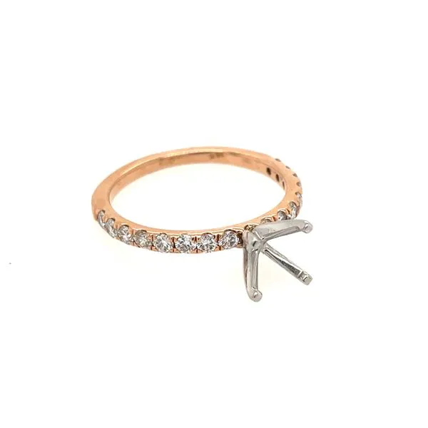 Diamond Semi-Mount Engagement Ring Image 2 James Gattas Jewelers Memphis, TN