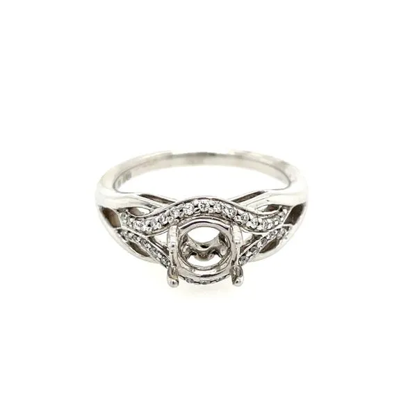 Diamond Semi-Mount Engagement Ring James Gattas Jewelers Memphis, TN